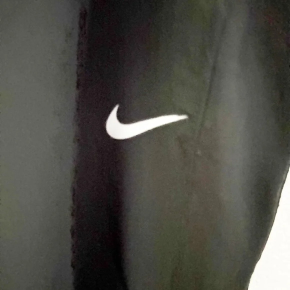 NIKE | Leggings Men's Swoosh Full Length Running Tights Solid Black | Medium - Picture 4 of 8